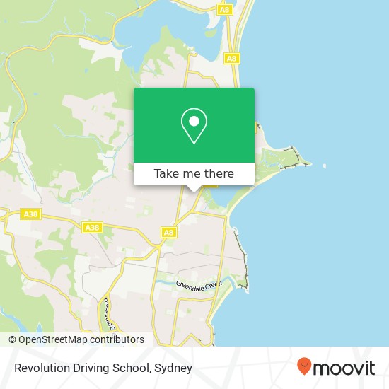 Revolution Driving School map