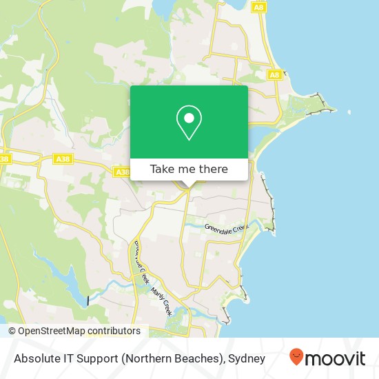 Absolute IT Support (Northern Beaches) map