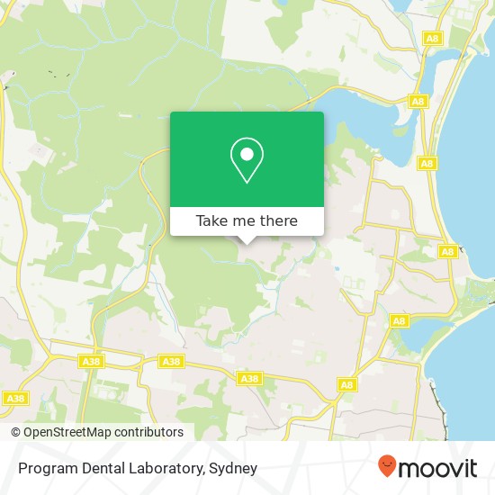 Program Dental Laboratory map