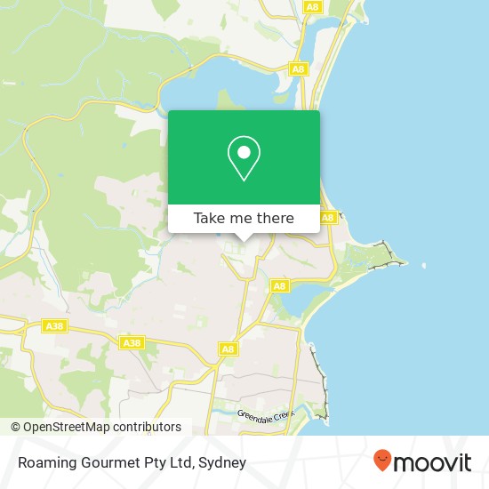 Mapa Roaming Gourmet Pty Ltd