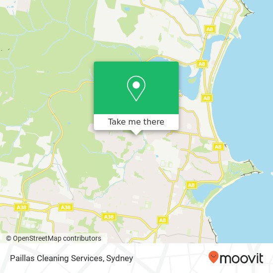 Paillas Cleaning Services map