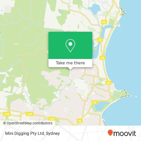 Mini Digging Pty Ltd map