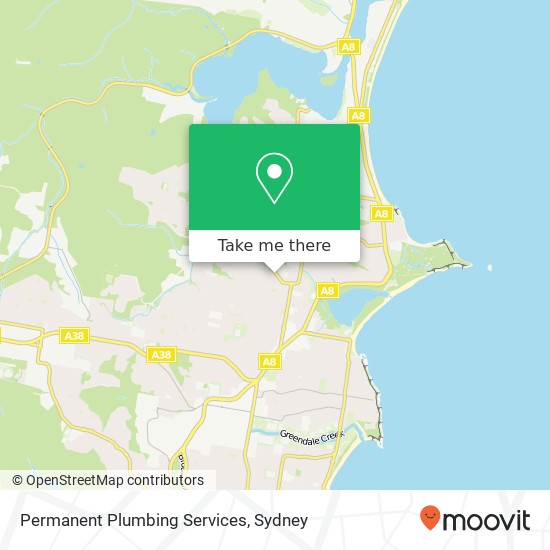 Permanent Plumbing Services map