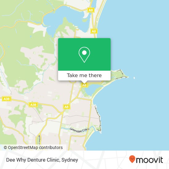 Mapa Dee Why Denture Clinic