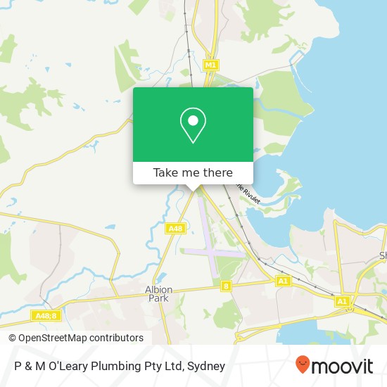 P & M O'Leary Plumbing Pty Ltd map