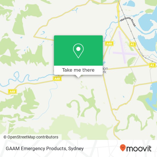 GAAM Emergency Products map
