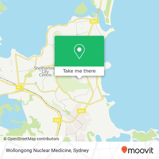 Wollongong Nuclear Medicine map