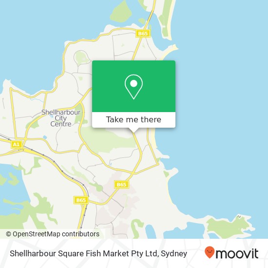 Mapa Shellharbour Square Fish Market Pty Ltd