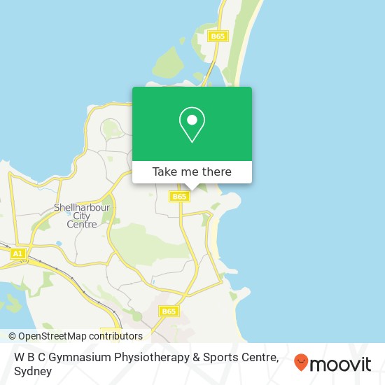 W B C Gymnasium Physiotherapy & Sports Centre map