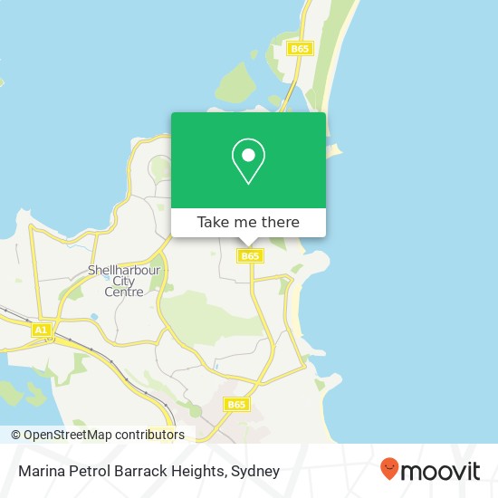 Marina Petrol Barrack Heights map