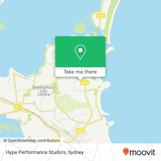 Mapa Hype Performance Studio's