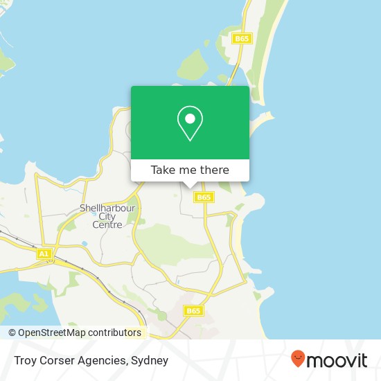 Troy Corser Agencies map