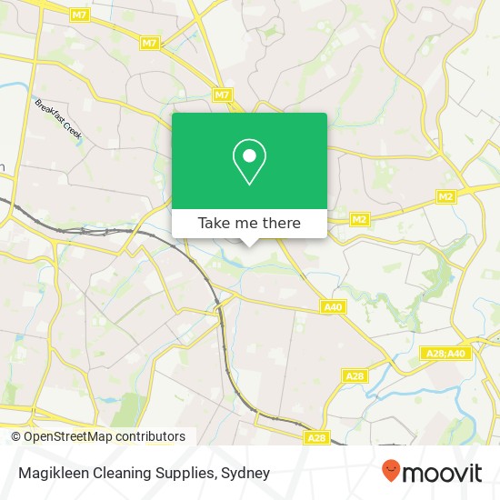 Mapa Magikleen Cleaning Supplies