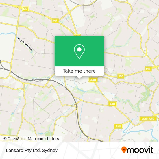 Lansarc Pty Ltd map