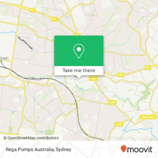 Rega Pumps Australia map