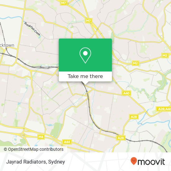 Jayrad Radiators map