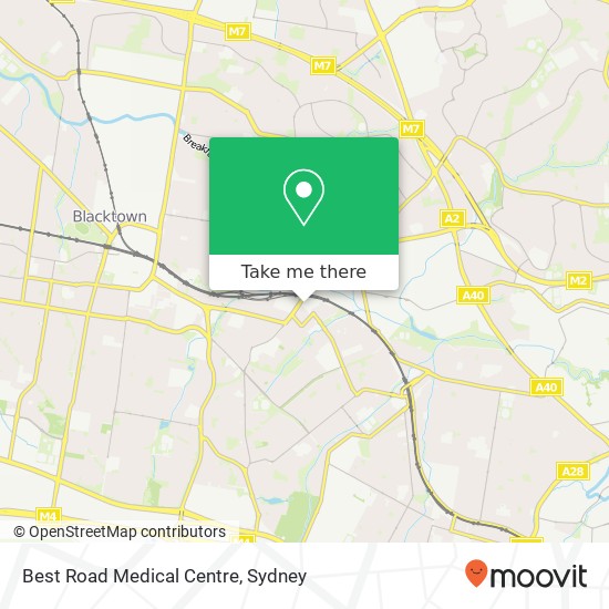 Best Road Medical Centre map