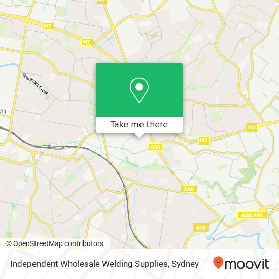 Independent Wholesale Welding Supplies map