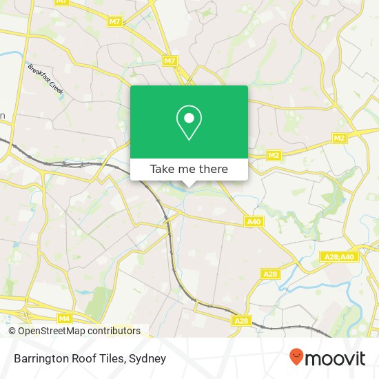 Barrington Roof Tiles map