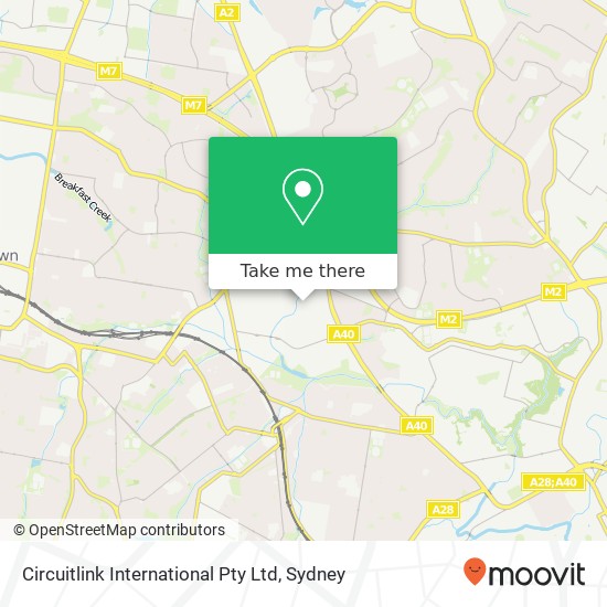 Circuitlink International Pty Ltd map