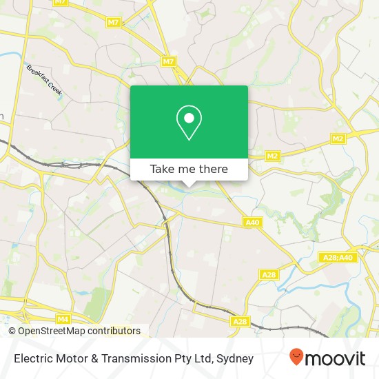 Electric Motor & Transmission Pty Ltd map