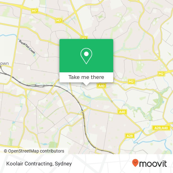 Koolair Contracting map