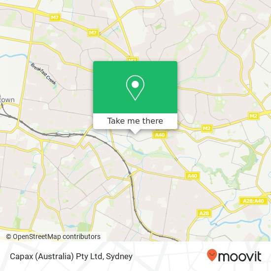 Capax (Australia) Pty Ltd map