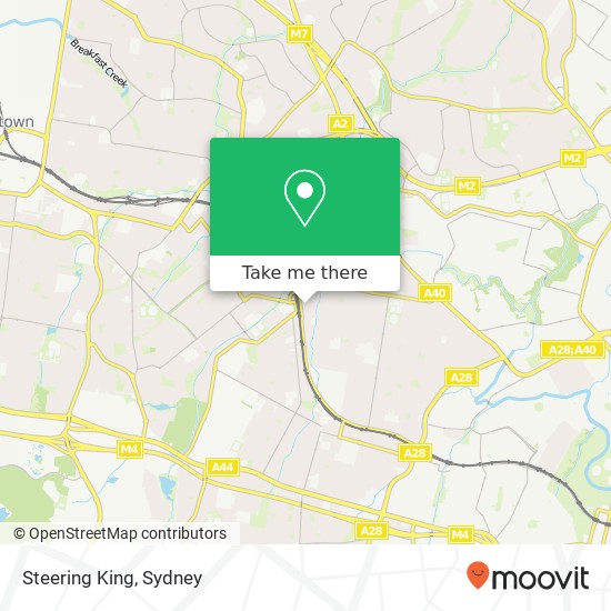 Steering King map