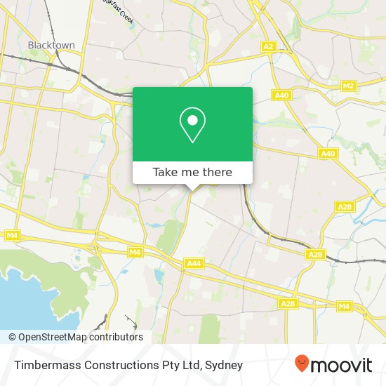 Timbermass Constructions Pty Ltd map