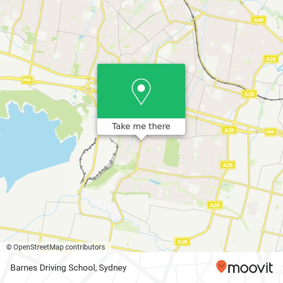 Barnes Driving School map