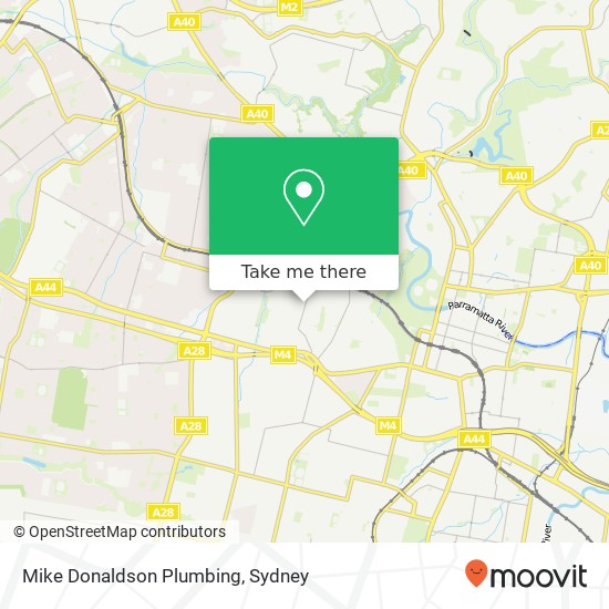 Mike Donaldson Plumbing map