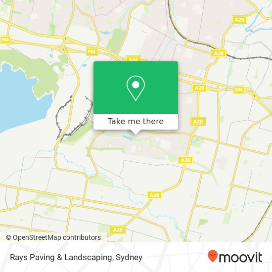 Rays Paving & Landscaping map