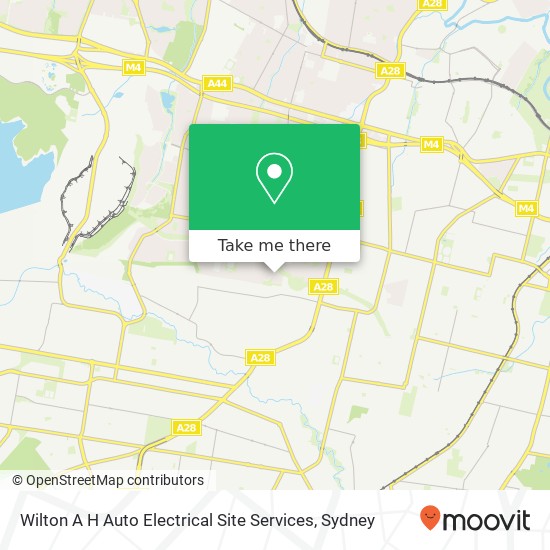 Wilton A H Auto Electrical Site Services map