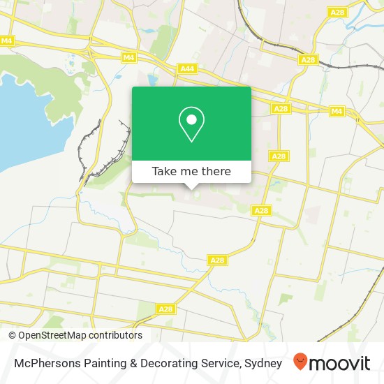 McPhersons Painting & Decorating Service map