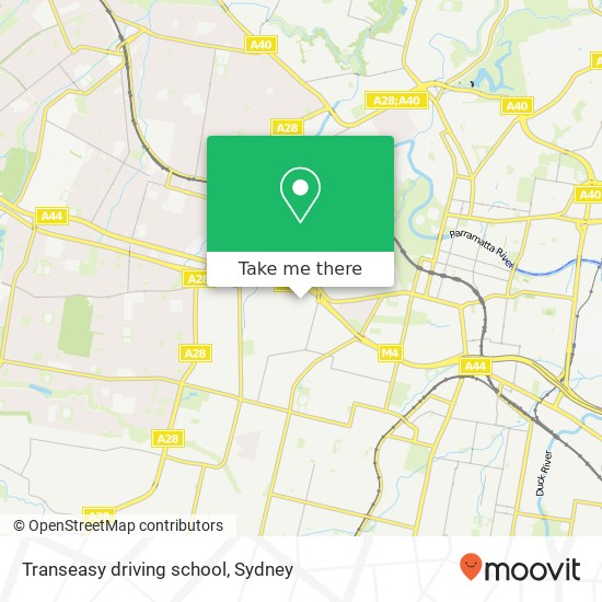 Mapa Transeasy driving school