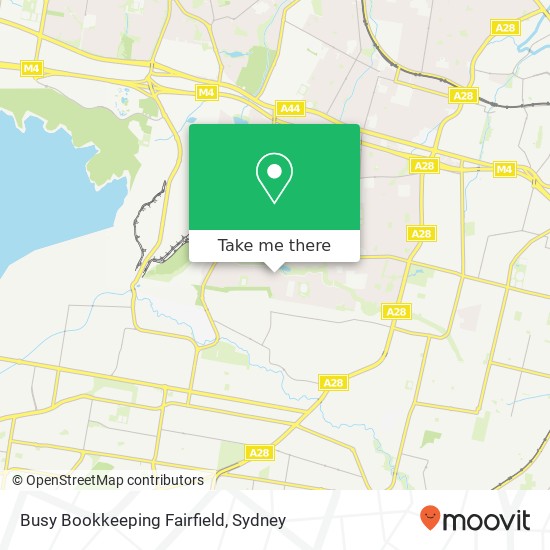 Busy Bookkeeping Fairfield map