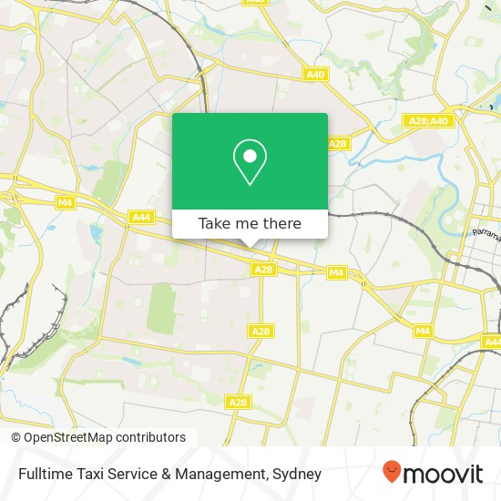 Fulltime Taxi Service & Management map