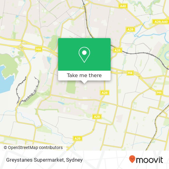 Greystanes Supermarket map