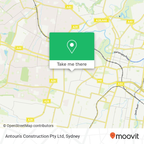 Antoun's Construction Pty Ltd map