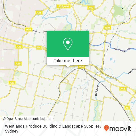 Mapa Westlands Produce Building & Landscape Supplies