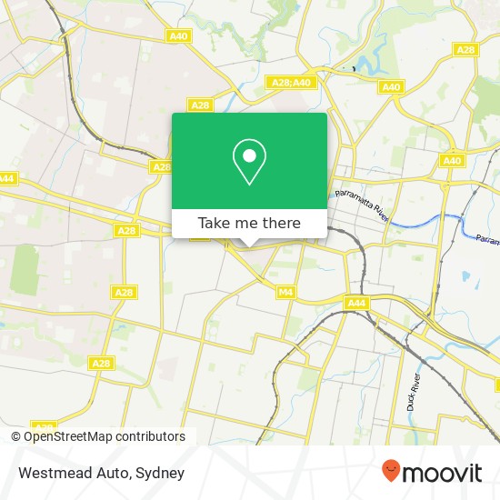 Westmead Auto map