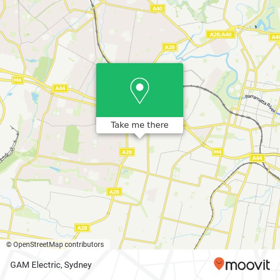 Mapa GAM Electric