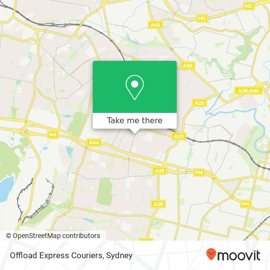 Offload Express Couriers map