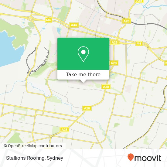 Stallions Roofing map