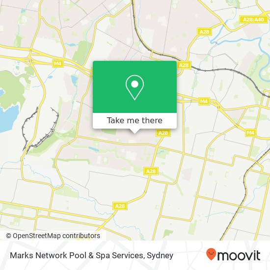 Mapa Marks Network Pool & Spa Services