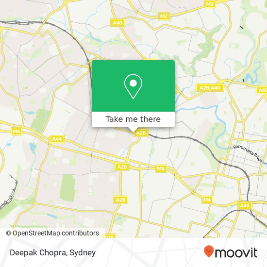 Deepak Chopra map