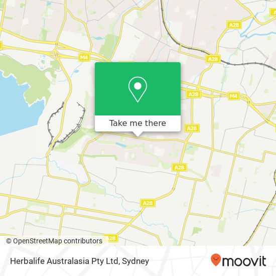 Herbalife Australasia Pty Ltd map