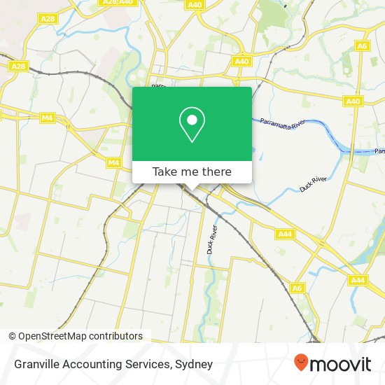 Granville Accounting Services map