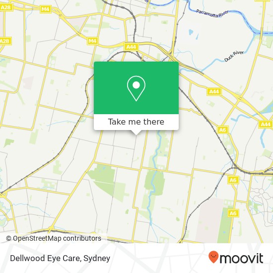 Dellwood Eye Care map