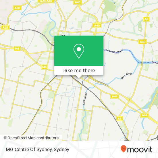 MG Centre Of Sydney map